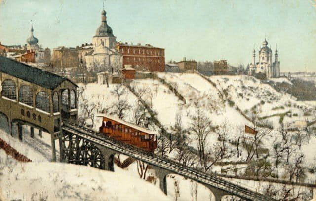 фуникулер зима