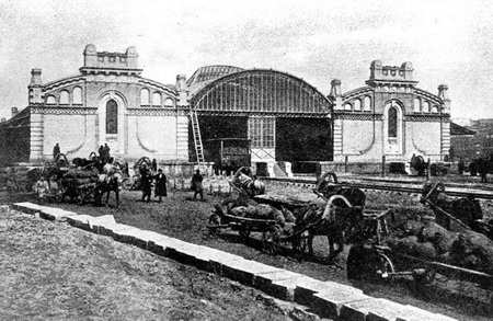 Железнодорожная станция на Соломенке, сейчас Киев-Товарный