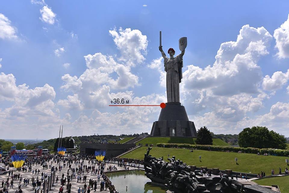Родина-мать, смотровая площадка