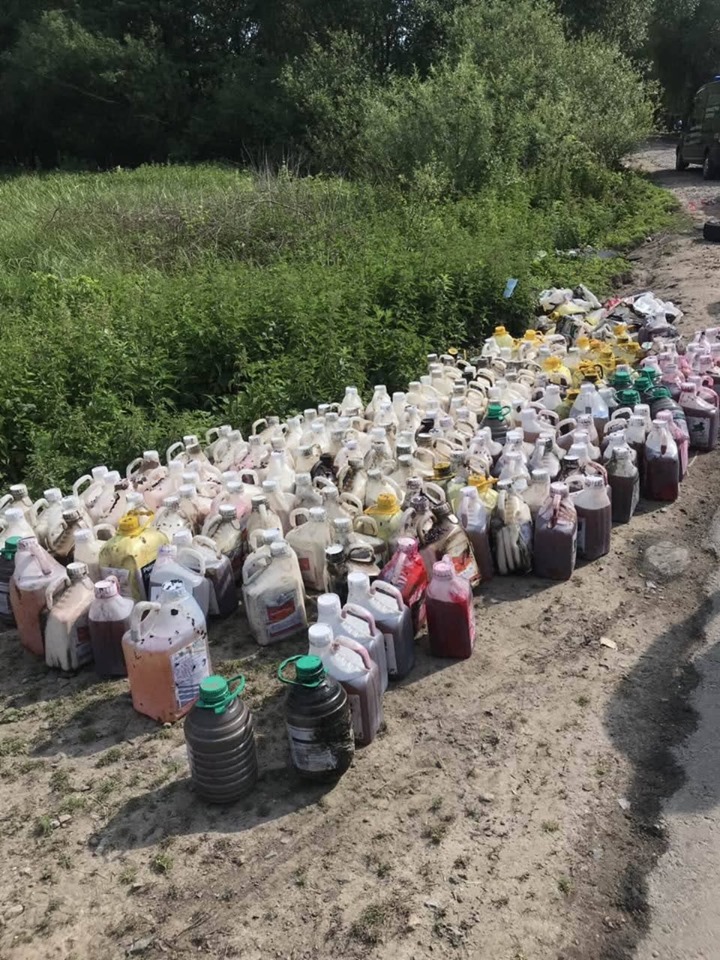 Рось, загрязнение